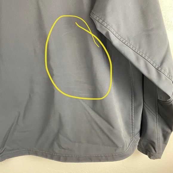 Marmot Polartec Dark Gray Full Zip Fleece Men’s size Large with zip pockets - Picture 10 of 16